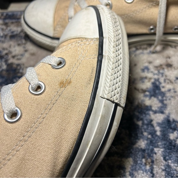Converse All Star Chuck Taylor M12 Cream High Top Canvas Sneakers Size 12 Men’s - Picture 9 of 12